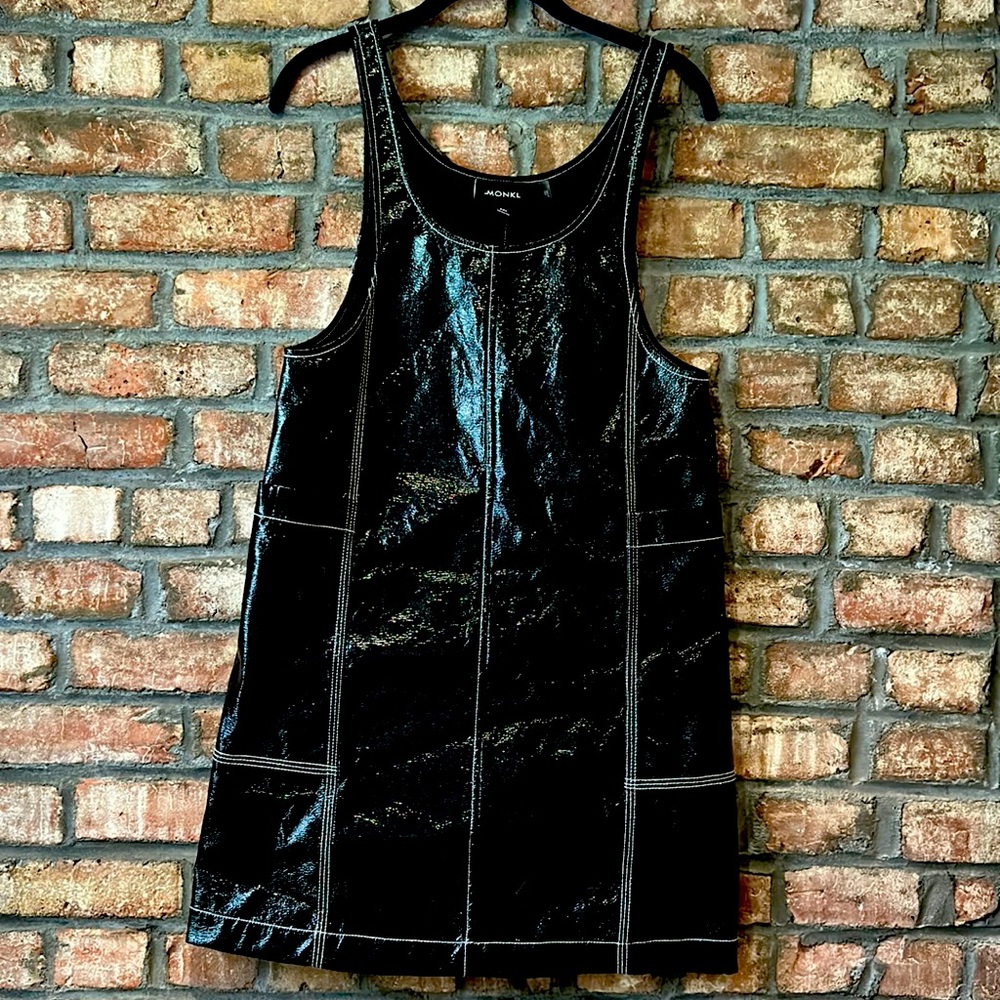 Black Patent Jumper from MONKL